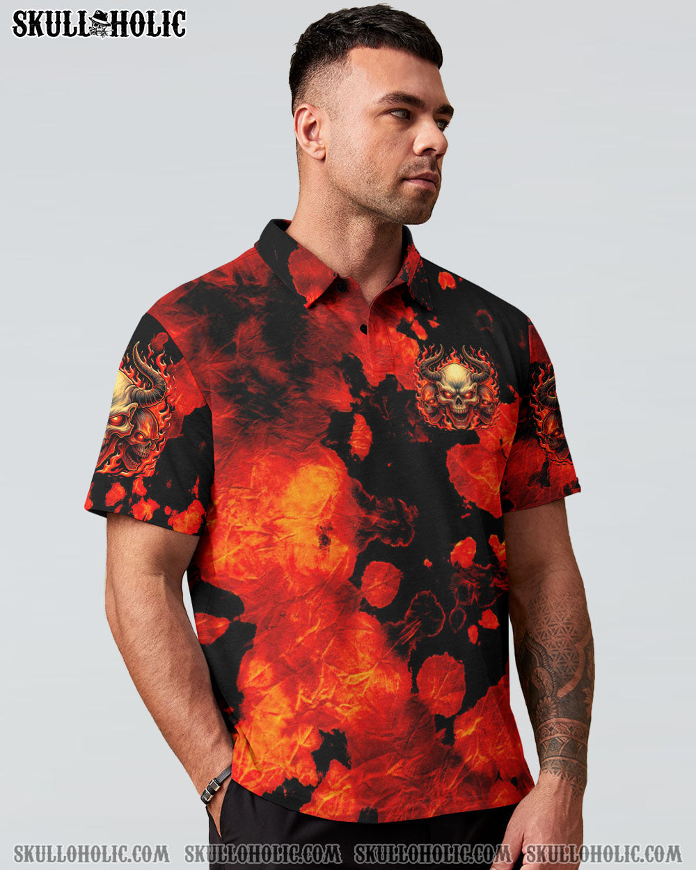 BLISSCORNERS I'M NEVER ALONE MY DEMONS ARE WITH ME 24/7 TIE DYE ALL OVER PRINT