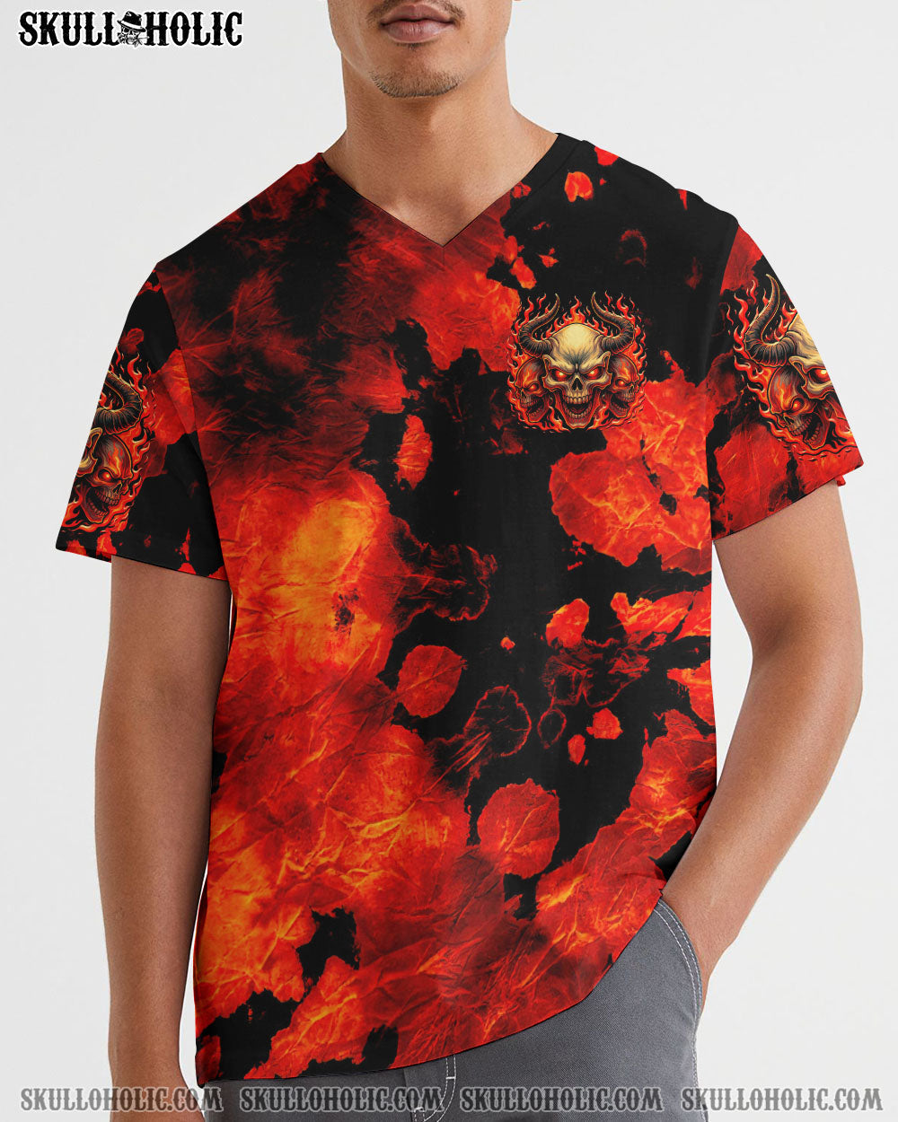 BLISSCORNERS I'M NEVER ALONE MY DEMONS ARE WITH ME 24/7 TIE DYE ALL OVER PRINT