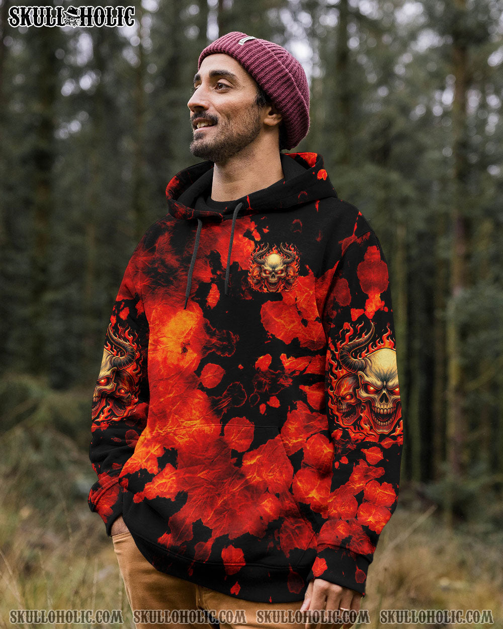 BLISSCORNERS I'M NEVER ALONE MY DEMONS ARE WITH ME 24/7 TIE DYE ALL OVER PRINT
