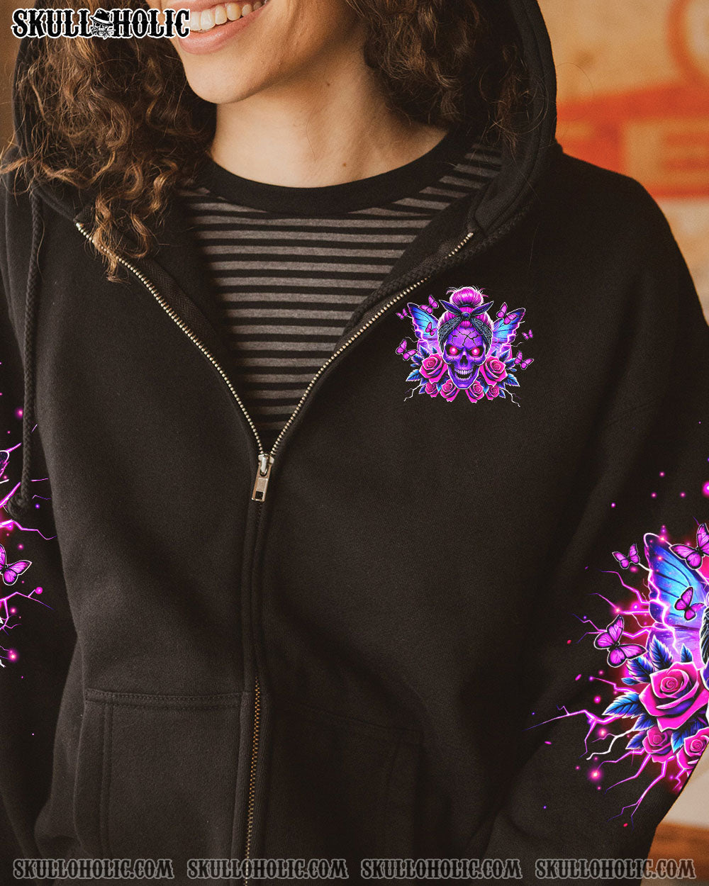 BLISSCORNERS CHAOS COORDINATOR MESSY BUN ALL OVER PRINT