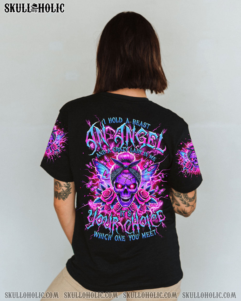 BLISSCORNERS CHAOS COORDINATOR MESSY BUN ALL OVER PRINT