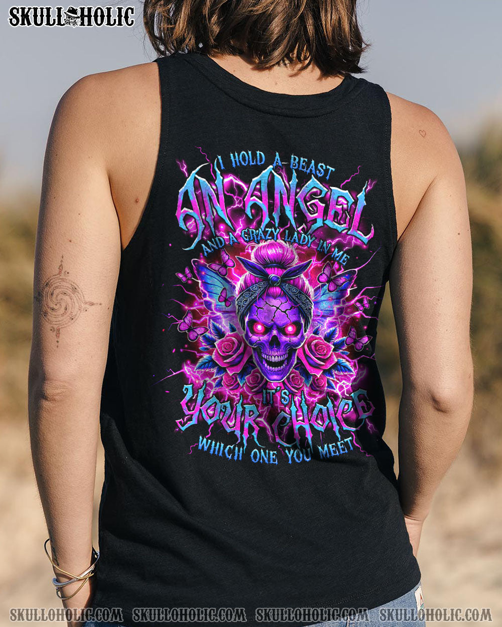 BLISSCORNERS CHAOS COORDINATOR MESSY BUN ALL OVER PRINT
