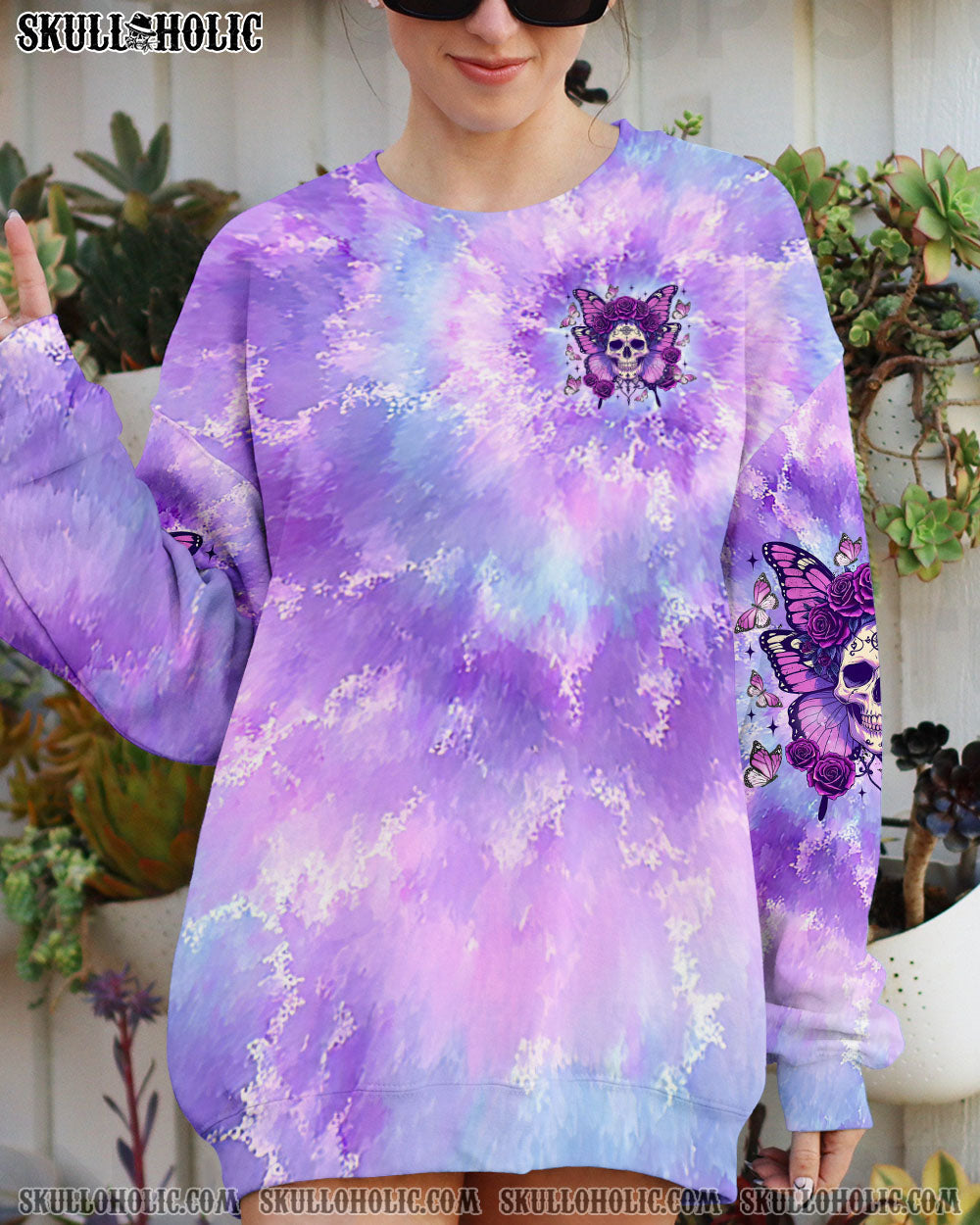 BLISSCORNERS KARMA FAIRY SKULL BUTTERFLY ALL OVER PRINT