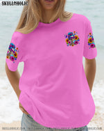 BLISSCORNERS (HOT DEAL) DON'T TRY TO FIGURE ME OUT MESSY BUN ALL OVER PRINT