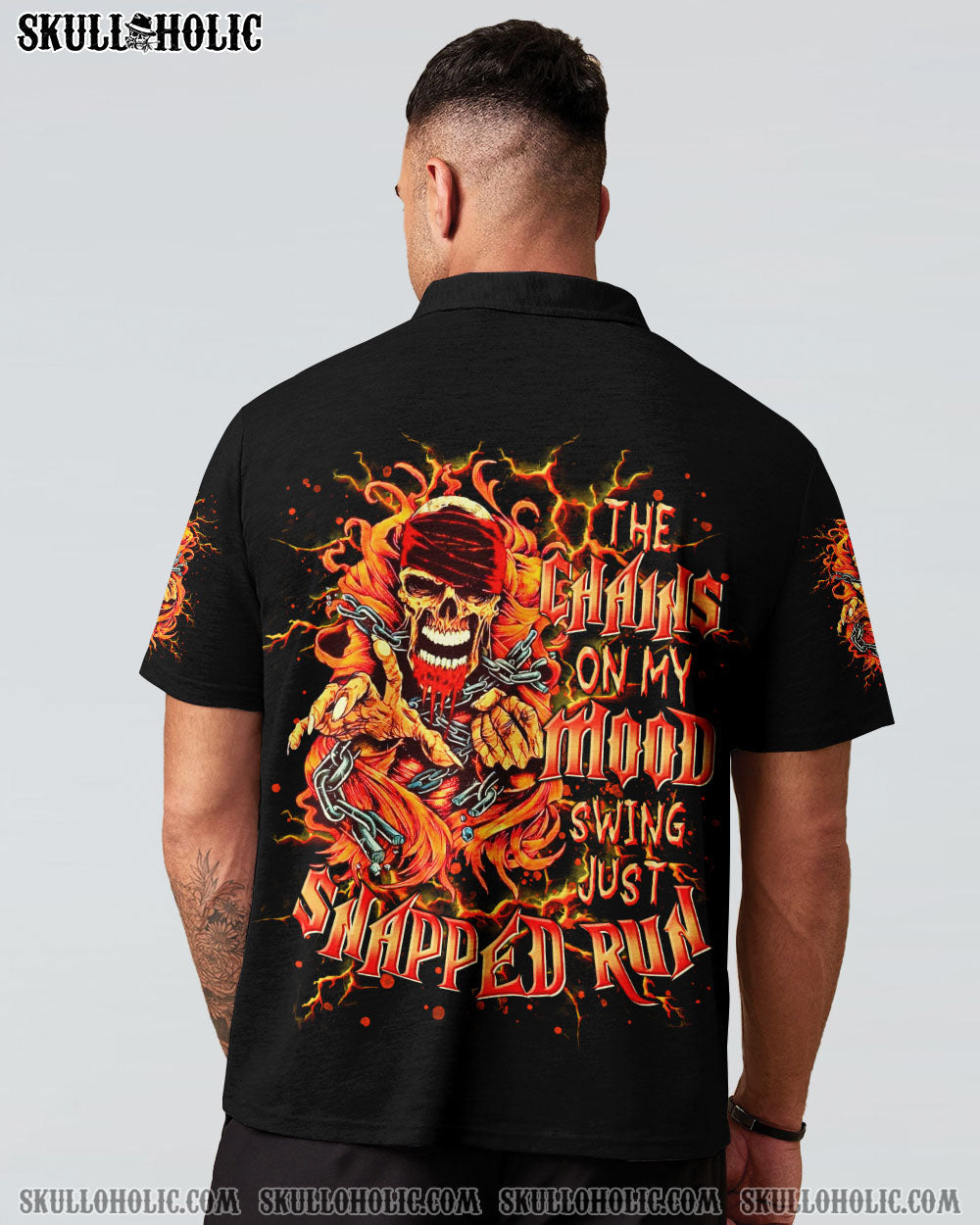 BLISSCORNERS THE CHAINS ON MY MOOD SWING SKULL ALL OVER PRINT