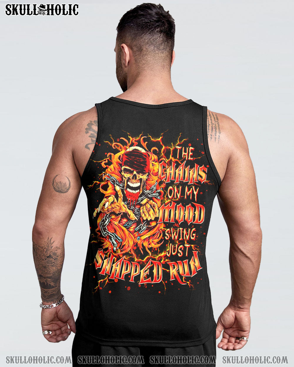 BLISSCORNERS THE CHAINS ON MY MOOD SWING SKULL ALL OVER PRINT