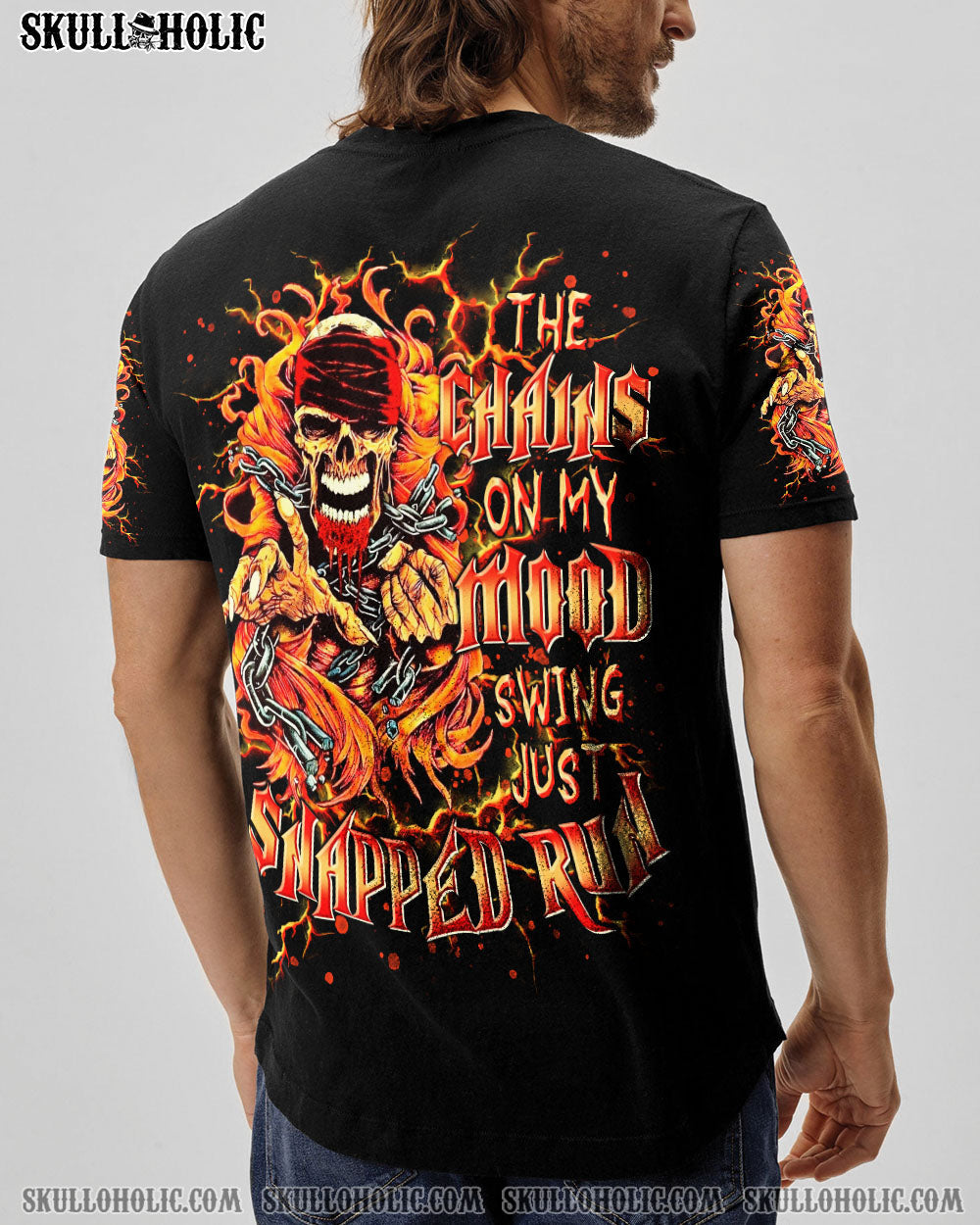 BLISSCORNERS THE CHAINS ON MY MOOD SWING SKULL ALL OVER PRINT