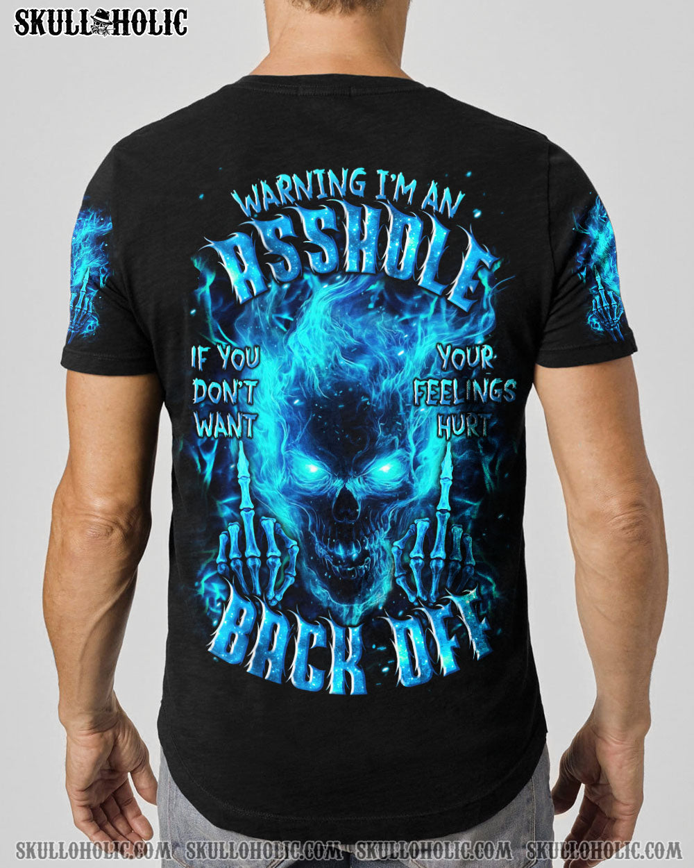 BLISSCORNERS WARNING I'M AN A SKULL ALL OVER PRINT