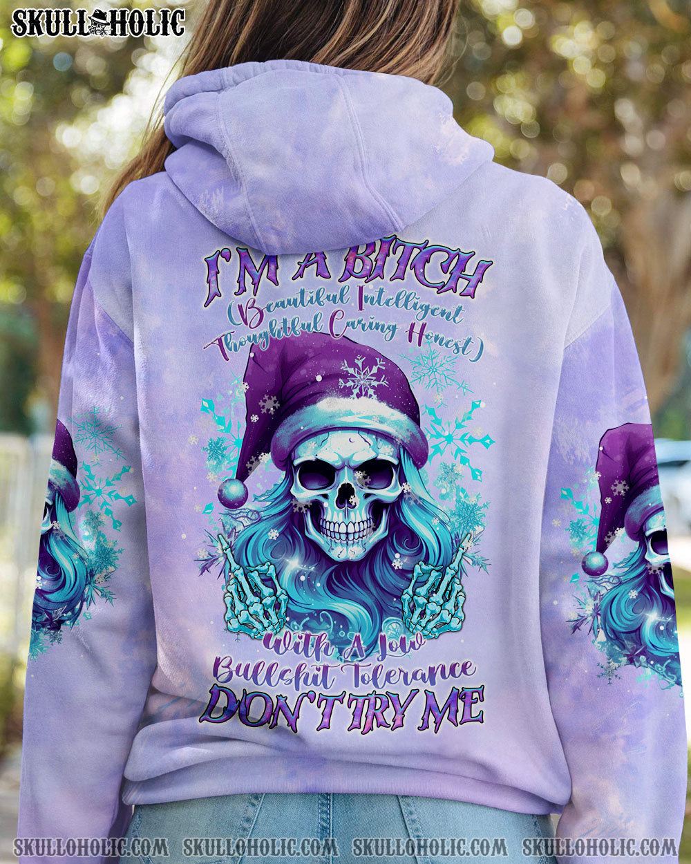 BLISSCORNERS I'M A B DON'T TRY ME CHRISTMAS ALL OVER PRINT