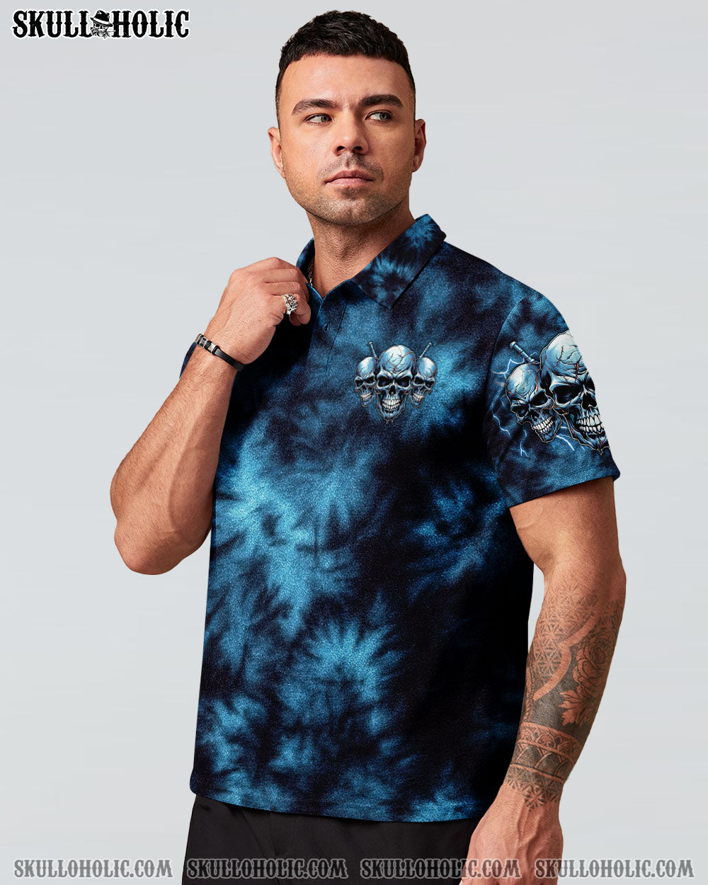 BLISSCORNERS IT'S NOT HOW CRAZY I AM TIE DYE ALL OVER PRINT