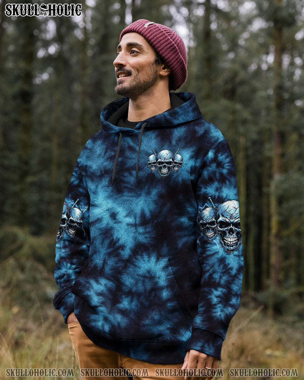 BLISSCORNERS IT'S NOT HOW CRAZY I AM TIE DYE ALL OVER PRINT