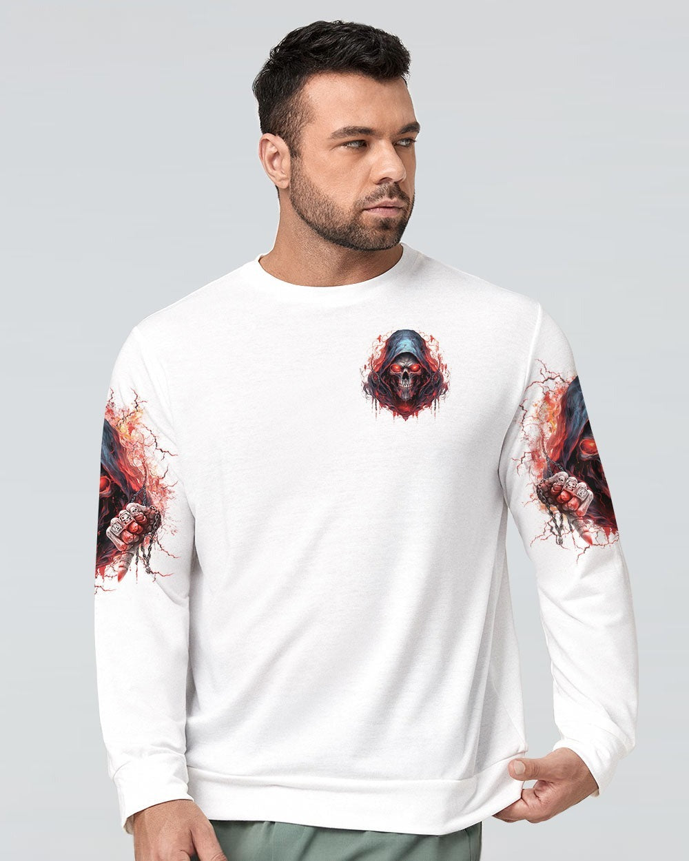 BLISSCORNERS I MAY NOT BE PERFECT SKULL REAPER ALL OVER PRINT