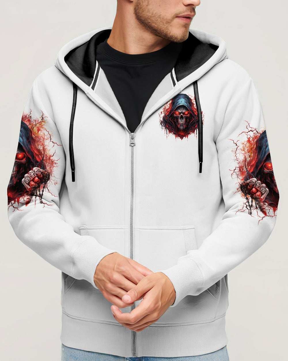 BLISSCORNERS I MAY NOT BE PERFECT SKULL REAPER ALL OVER PRINT