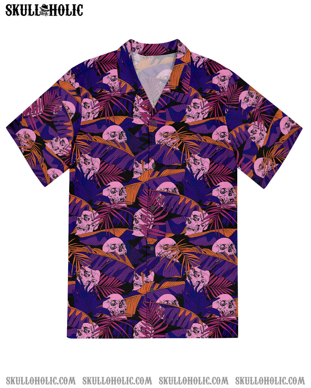 BLISSCORNERS SKULL TROPICAL HAWAIIAN SHIRT