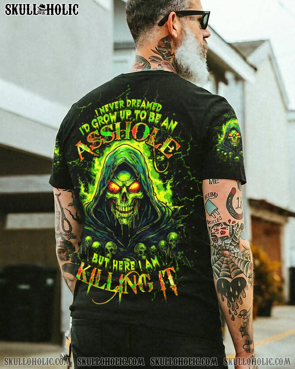 BLISSCORNERS I NEVER DREAMED REAPER SKULL ALL OVER PRINT