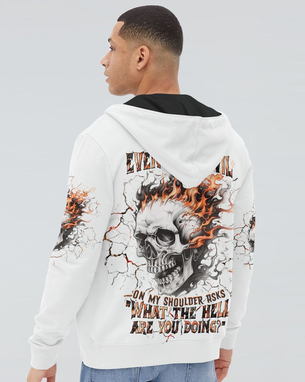 BLISSCORNERS SOMETIMES EVEN THE DEVIL ALL OVER PRINT