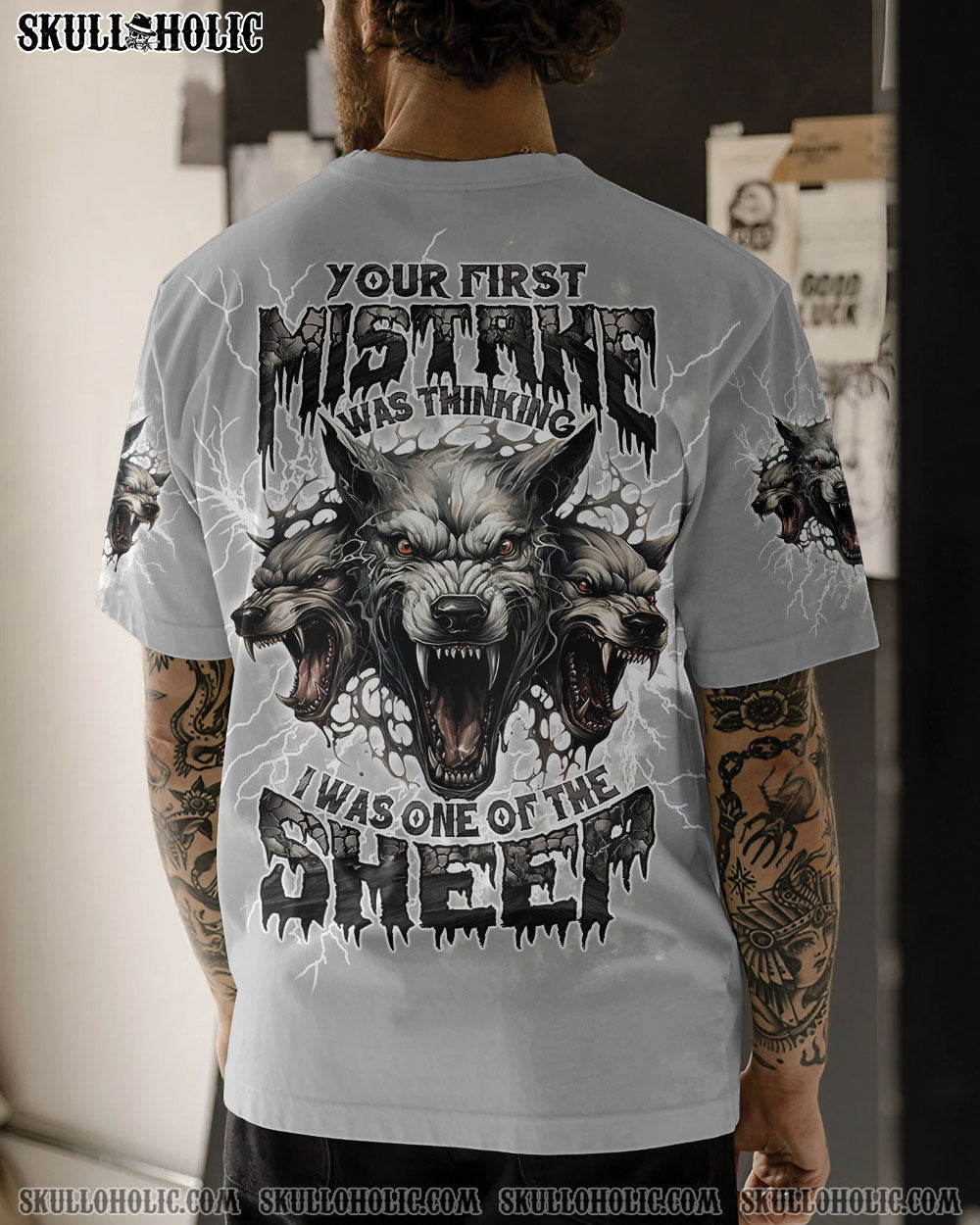 BLISSCORNERS YOUR FIRST MISTAKE WOLF ALL OVER PRINT