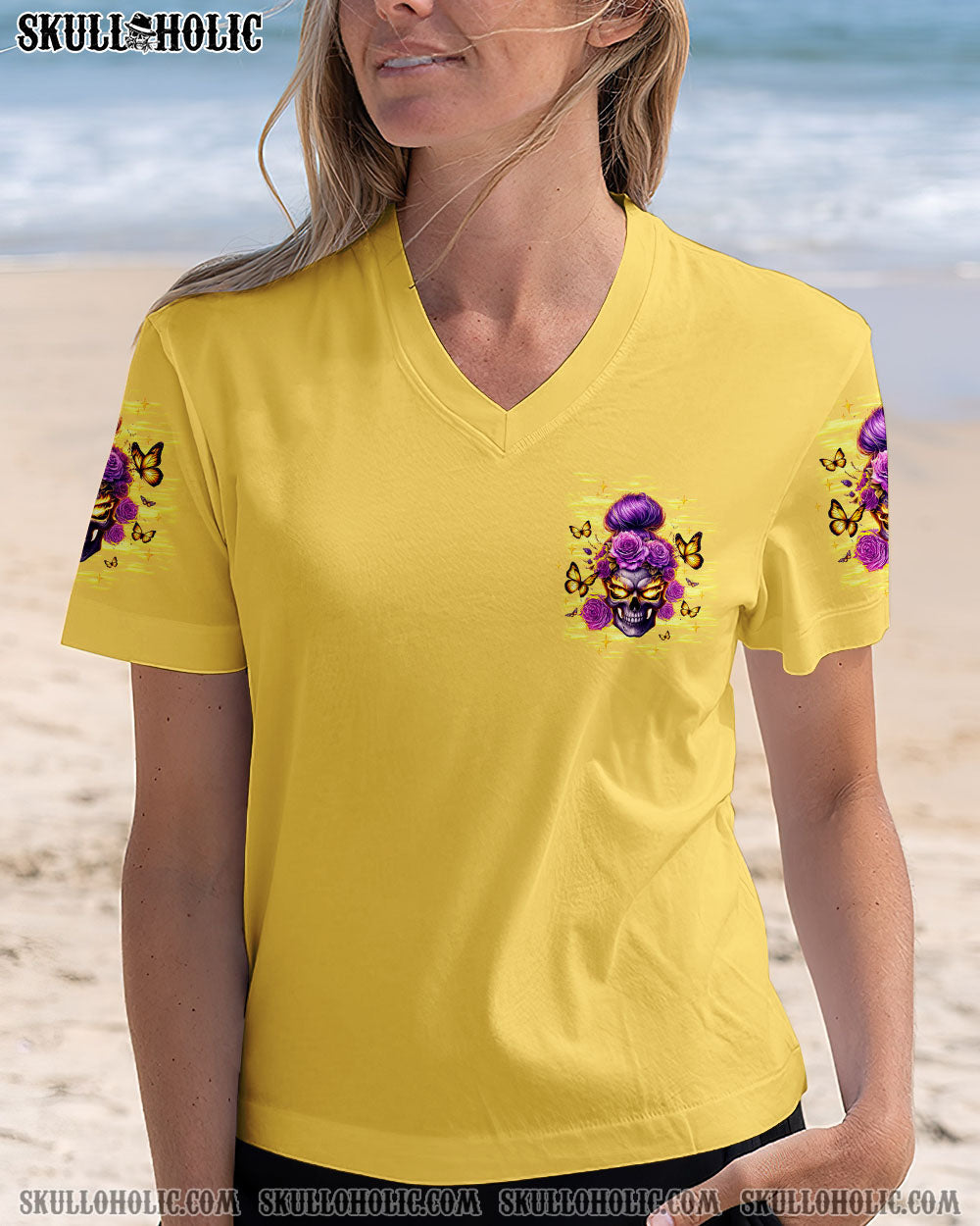 BLISSCORNERS MY ALONE TIME IS FOR EVERYONE'S SAFETY MESSY BUN ALL OVER PRINT