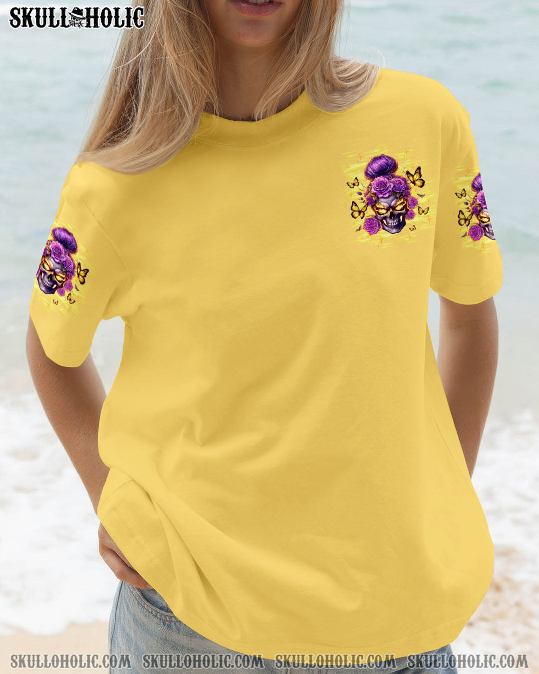 BLISSCORNERS MY ALONE TIME IS FOR EVERYONE'S SAFETY MESSY BUN ALL OVER PRINT