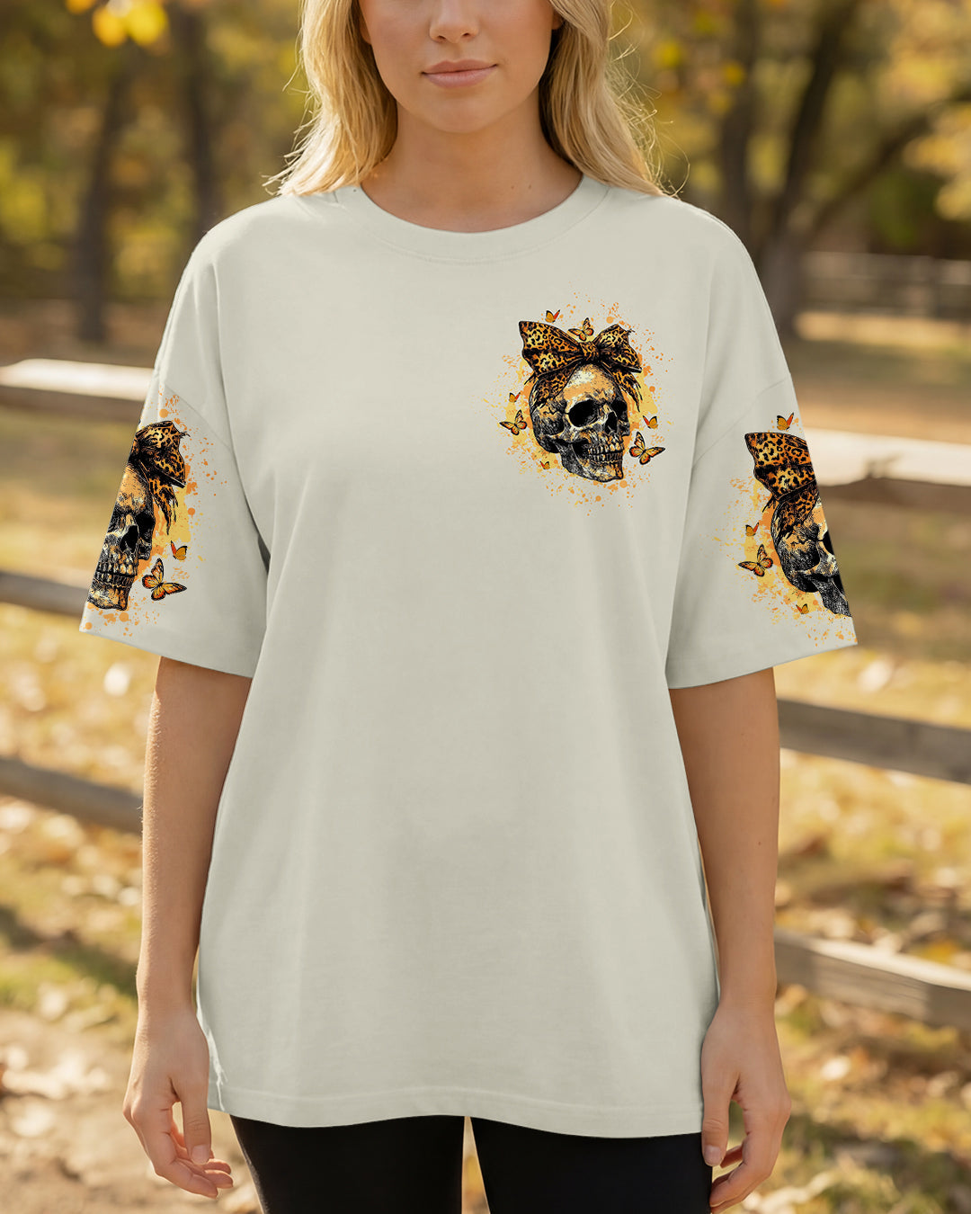 BLISSCORNERS IT'S LIKE MY MOM ALWAYS SAID SKULL ALL OVER PRINT