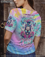 BLISSCORNERS A MOUTH I CAN'T CONTROL MESSY BUN SKULL ALL OVER PRINT