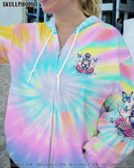 BLISSCORNERS A MOUTH I CAN'T CONTROL MESSY BUN SKULL ALL OVER PRINT