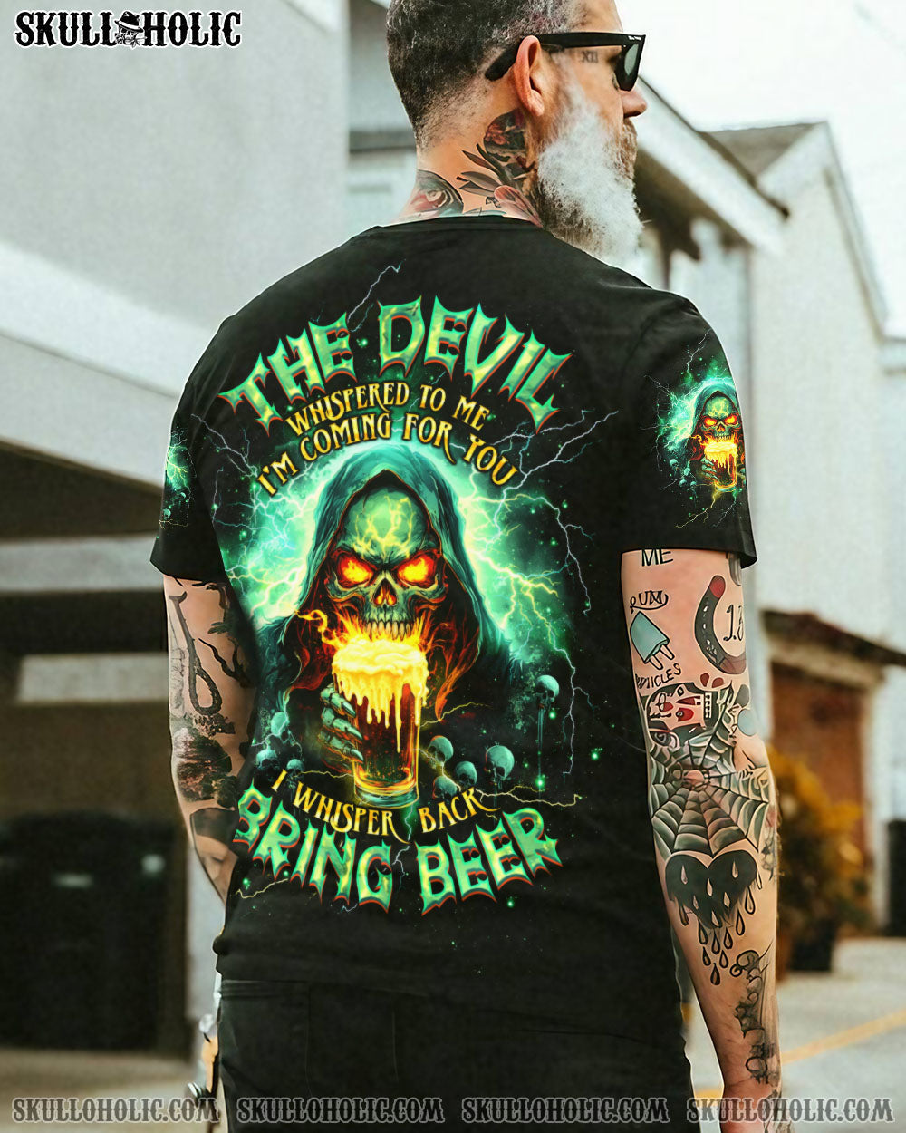 BLISSCORNERS BRING BEER SKULL ALL OVER PRINT