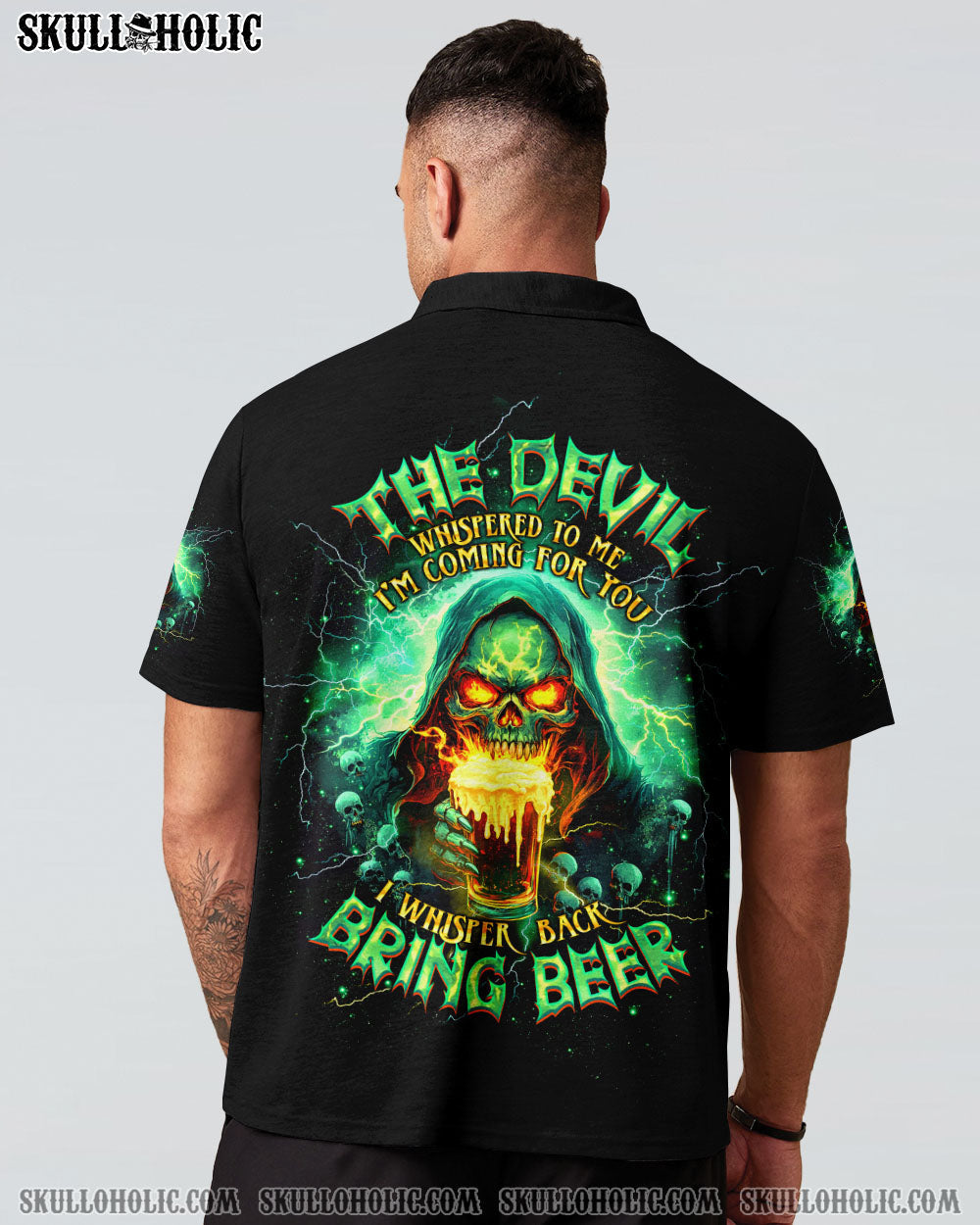 BLISSCORNERS BRING BEER SKULL ALL OVER PRINT