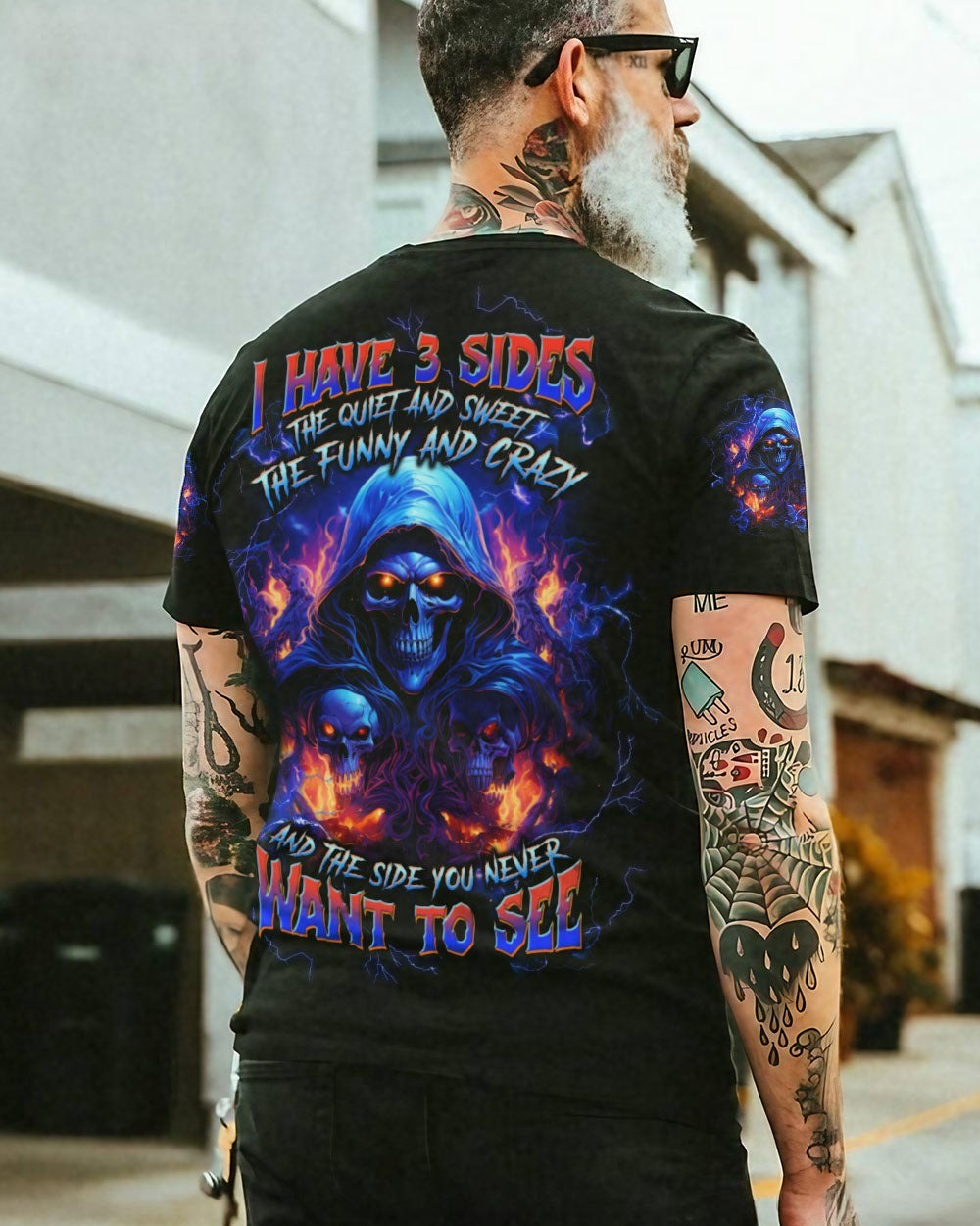 BLISSCORNERS I HAVE 3 SIDES REAPER ALL OVER PRINT