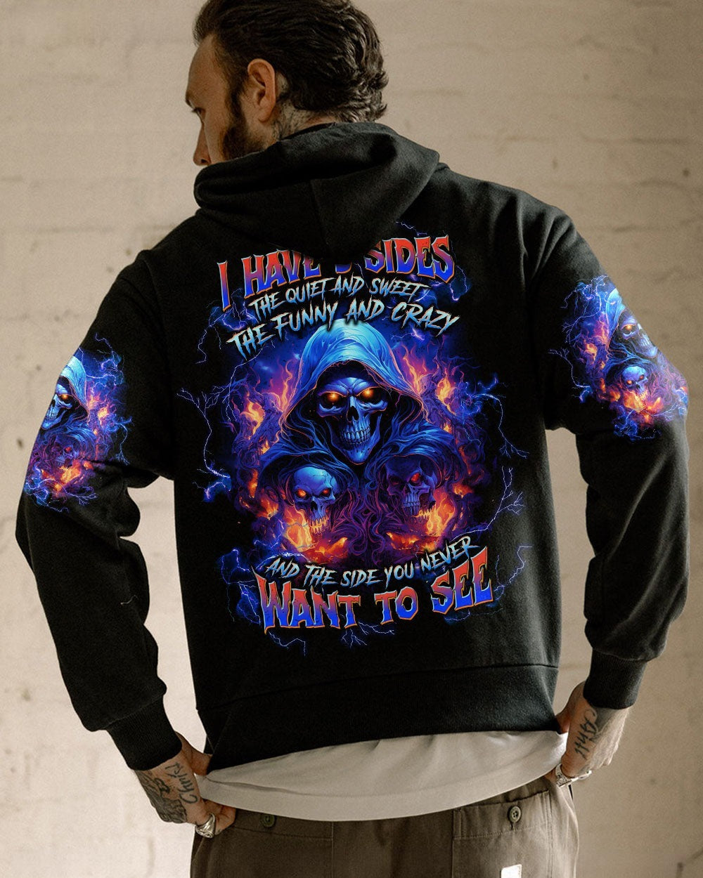 BLISSCORNERS I HAVE 3 SIDES REAPER ALL OVER PRINT