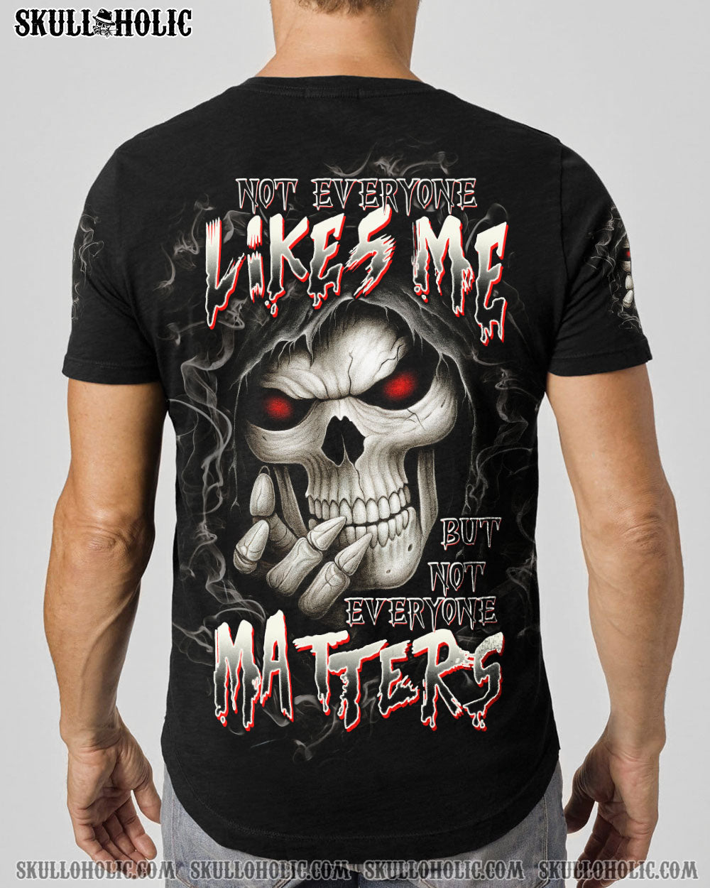 BLISSCORNERS NOT EVERYONE LIKES ME SKULL REAPER ALL OVER PRINT -  TLTW0808252