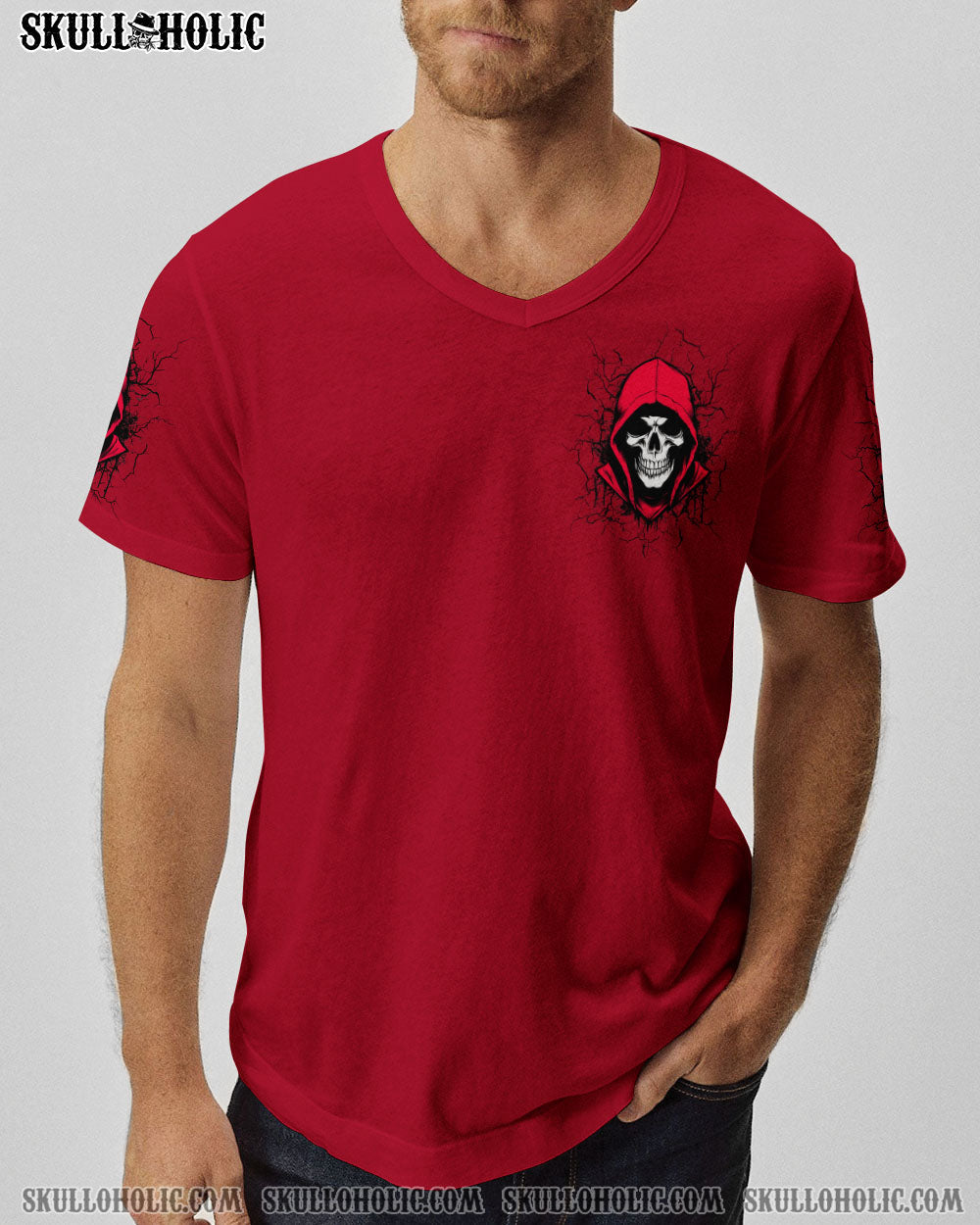BLISSCORNERS I AM WHO I AM SKULL  REAPER ALL OVER PRINT