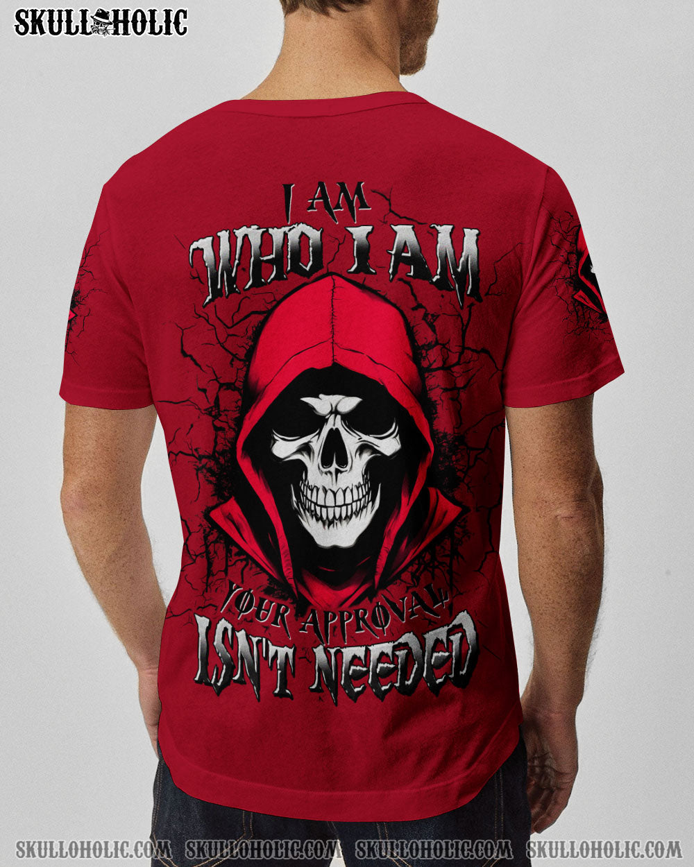 BLISSCORNERS I AM WHO I AM SKULL  REAPER ALL OVER PRINT