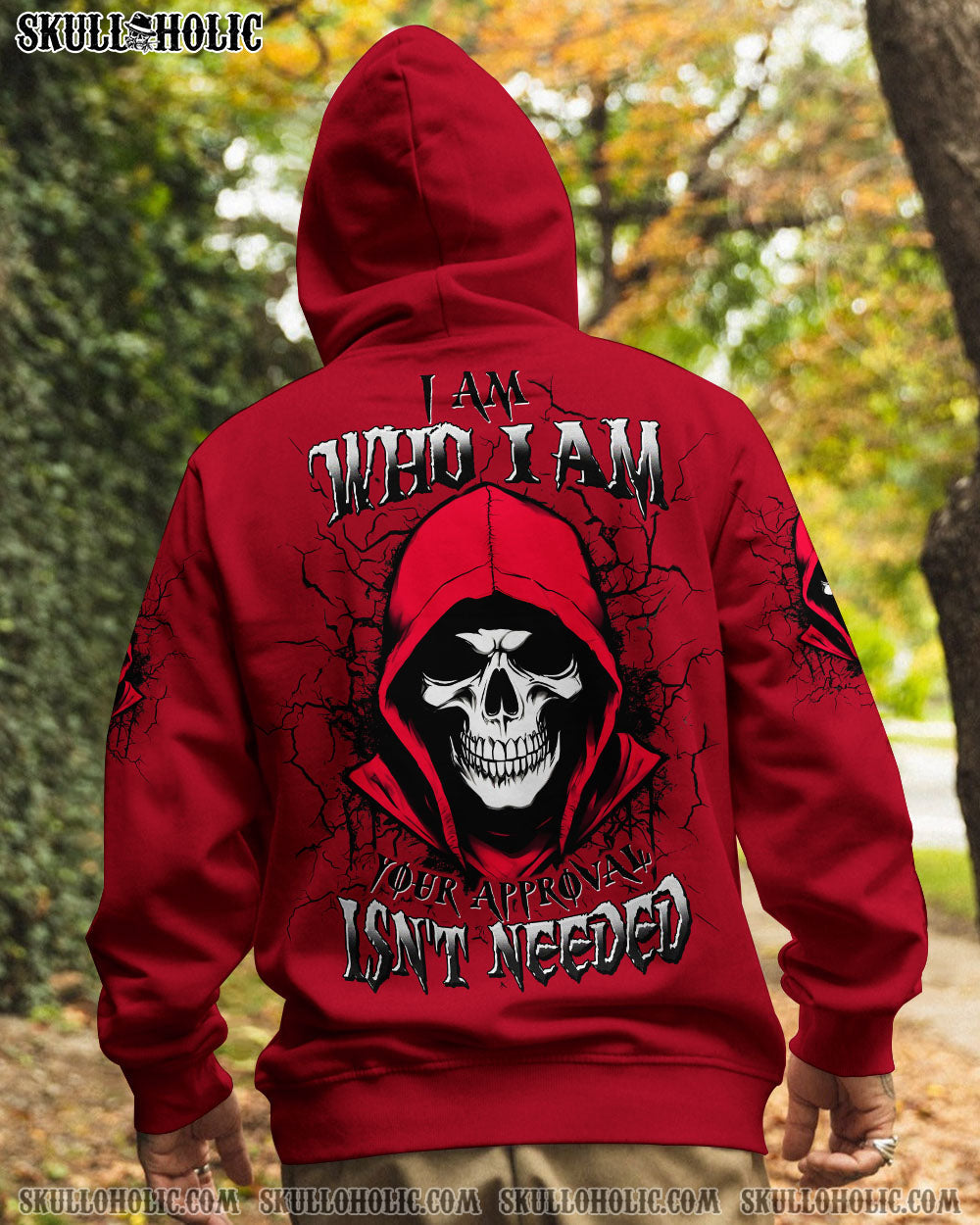 BLISSCORNERS I AM WHO I AM SKULL  REAPER ALL OVER PRINT