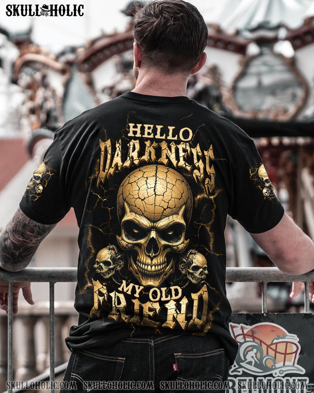 BLISSCORNERS HELLO DARKNESS MY OLD FRIEND ALL OVER PRINT