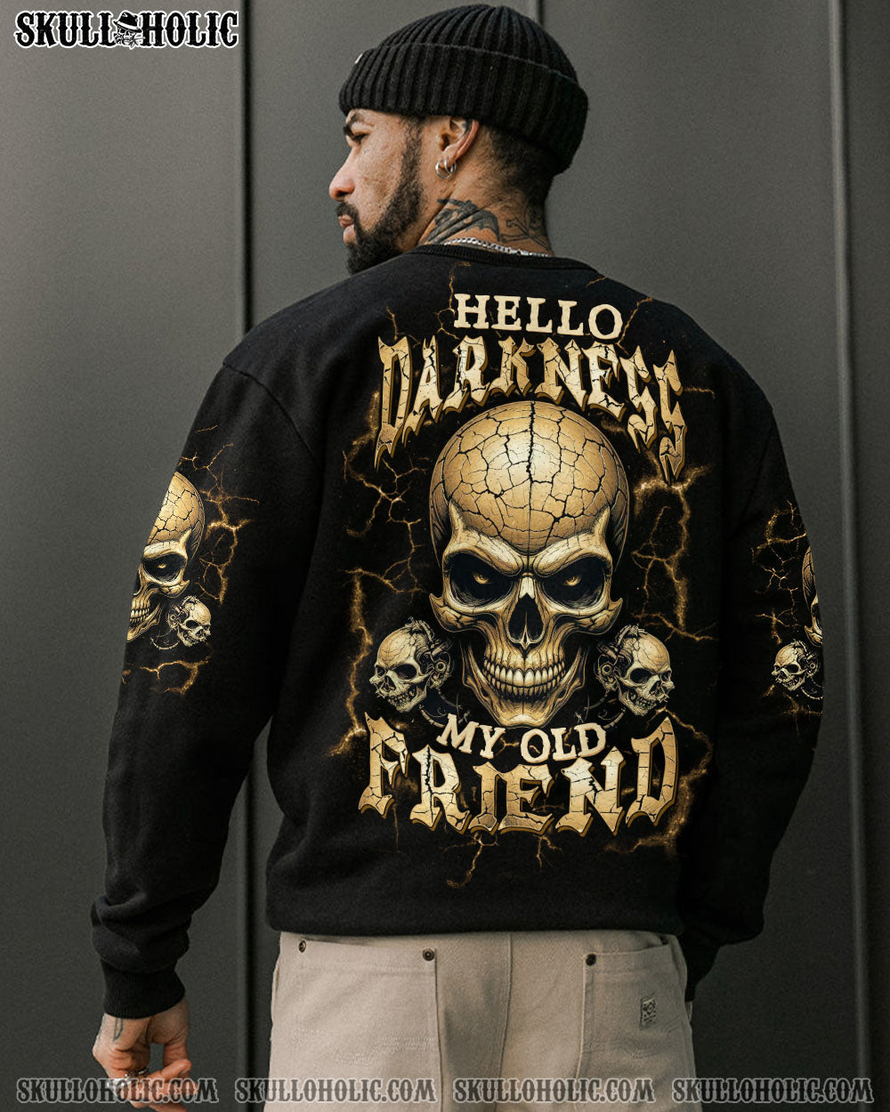 BLISSCORNERS HELLO DARKNESS MY OLD FRIEND ALL OVER PRINT