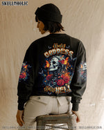 BLISSCORNERS (HOT DEAL) HALF GODDESS HALF HELL SKULL LADY ALL OVER PRINT