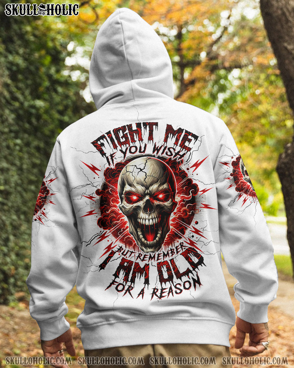 BLISSCORNERS FIGHT ME IF YOU WISH MADLY SKULL ALL OVER PRINT
