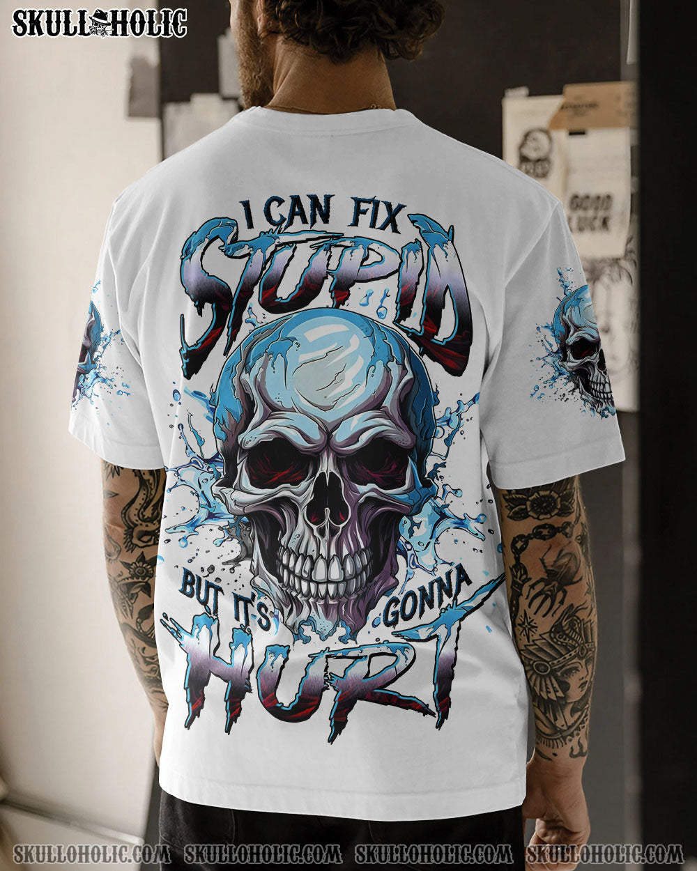 BLISSCORNERS I CAN FIX STUPID BUT IT'S GONNA HURT ALL OVER PRINT