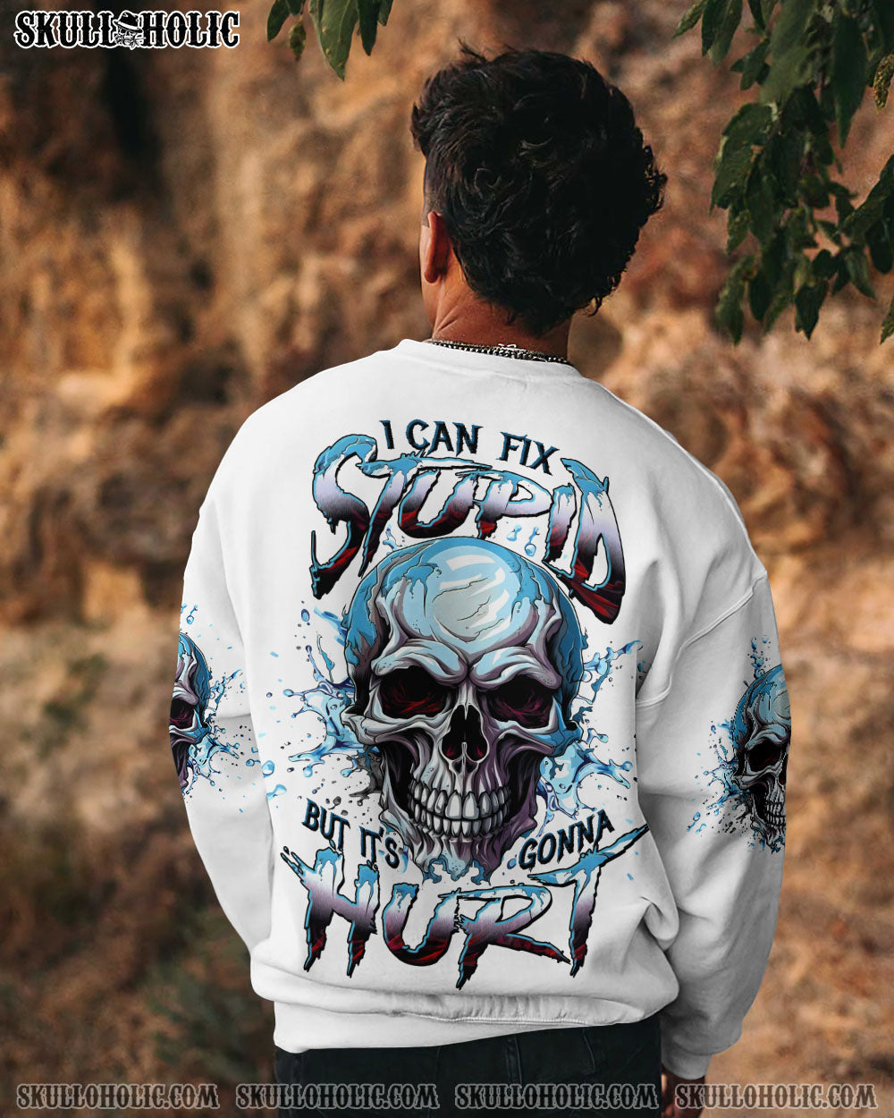 BLISSCORNERS I CAN FIX STUPID BUT IT'S GONNA HURT ALL OVER PRINT