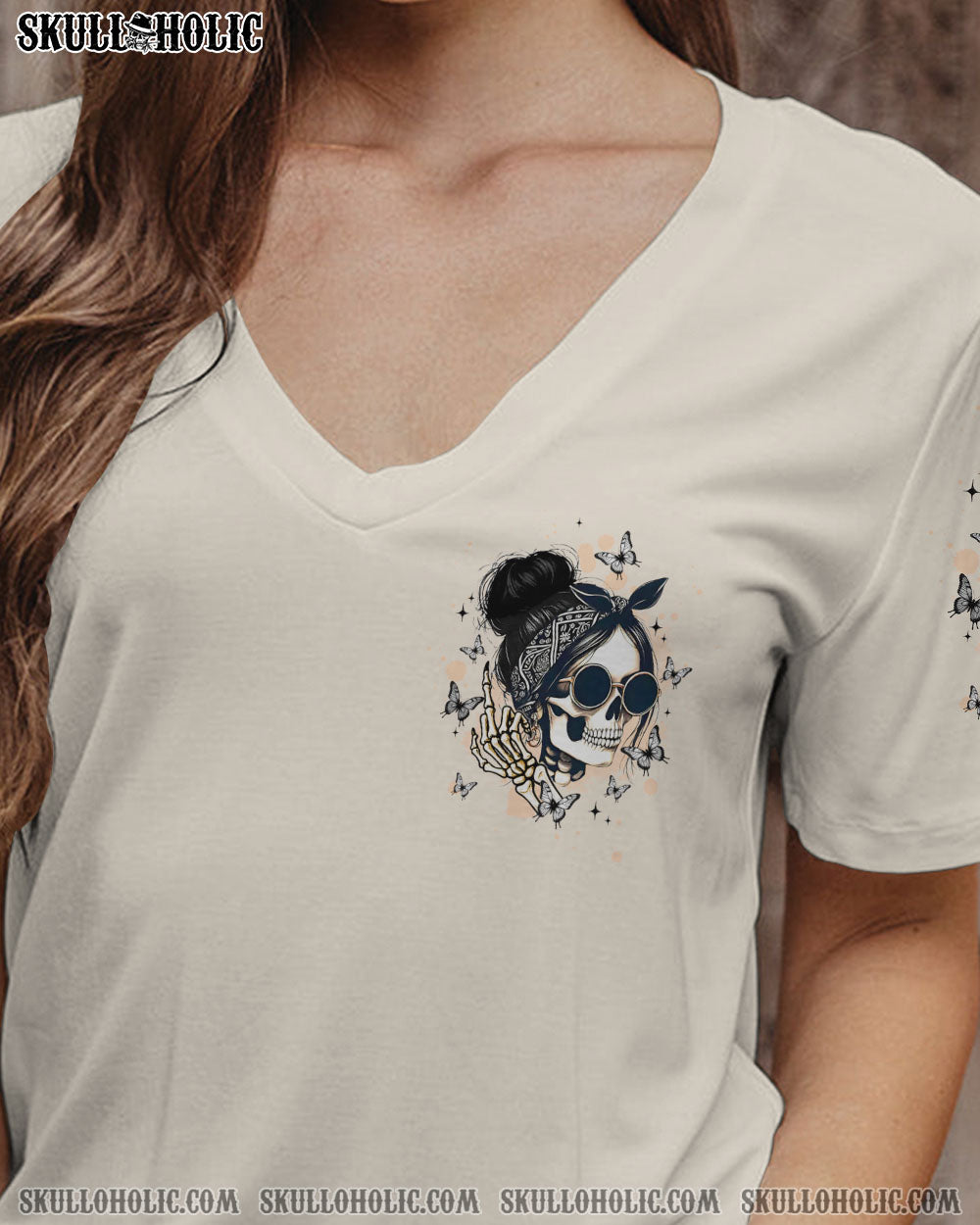 BLISSCORNERS YES I'M A B BUT NOT YOURS MESSY BUN ALL OVER PRINT