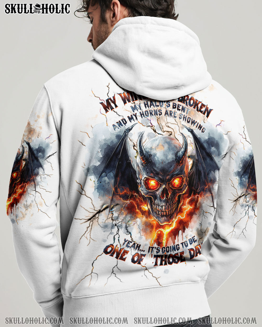 BLISSCORNERS IT'S GOING TO BE ONE OF THOSE DAYS SKULL ALL OVER PRINT