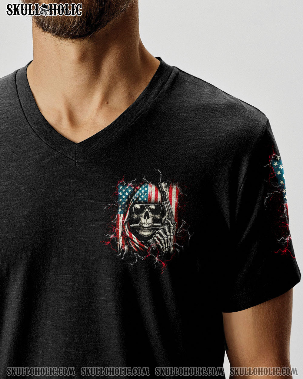 BLISSCORNERS WHEN YOU COME FOR MY G REAPER SKULL ALL OVER PRINT -  TLTW1505251