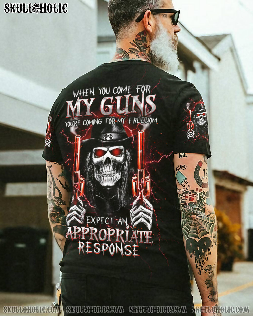 BLISSCORNERS WHEN YOU COME FOR MY G SKULL ALL OVER PRINT