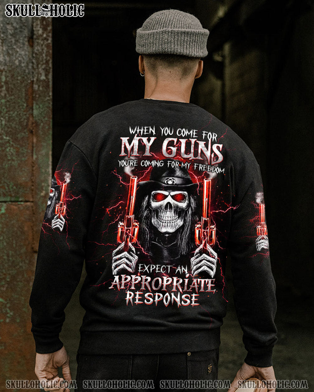 BLISSCORNERS WHEN YOU COME FOR MY G SKULL ALL OVER PRINT