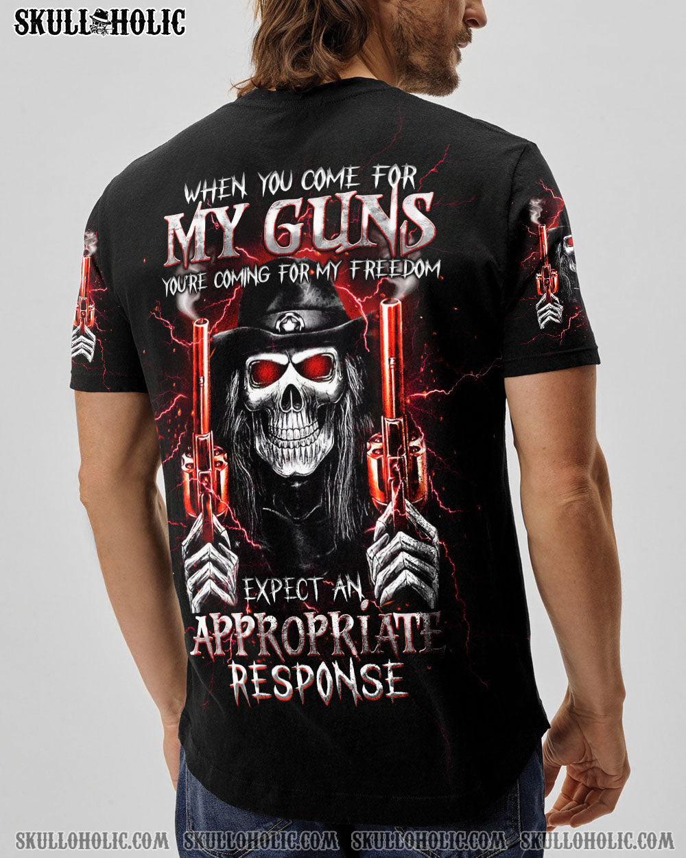 BLISSCORNERS WHEN YOU COME FOR MY G SKULL ALL OVER PRINT