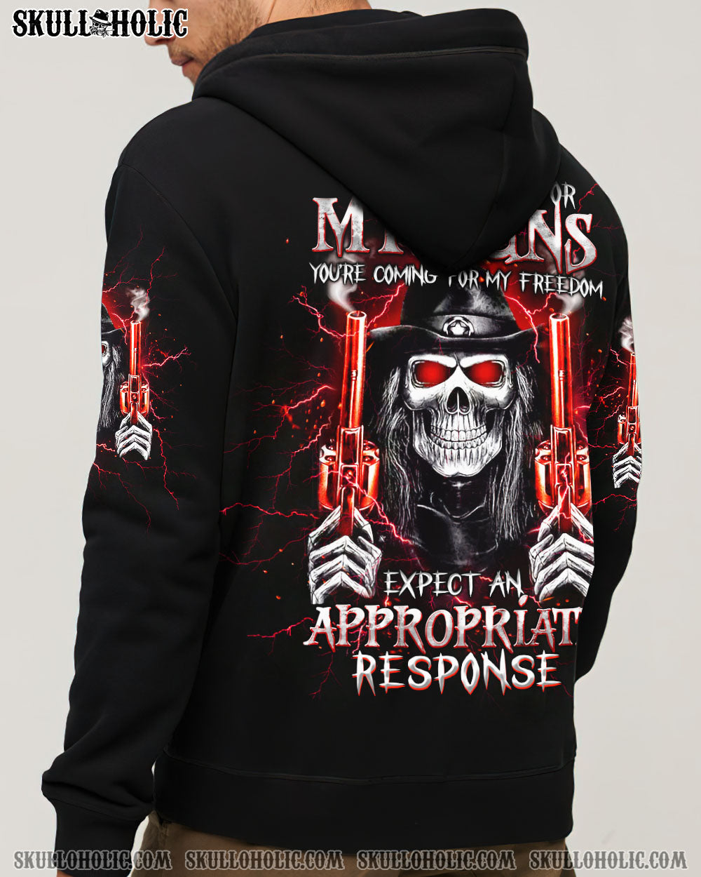 BLISSCORNERS WHEN YOU COME FOR MY G SKULL ALL OVER PRINT