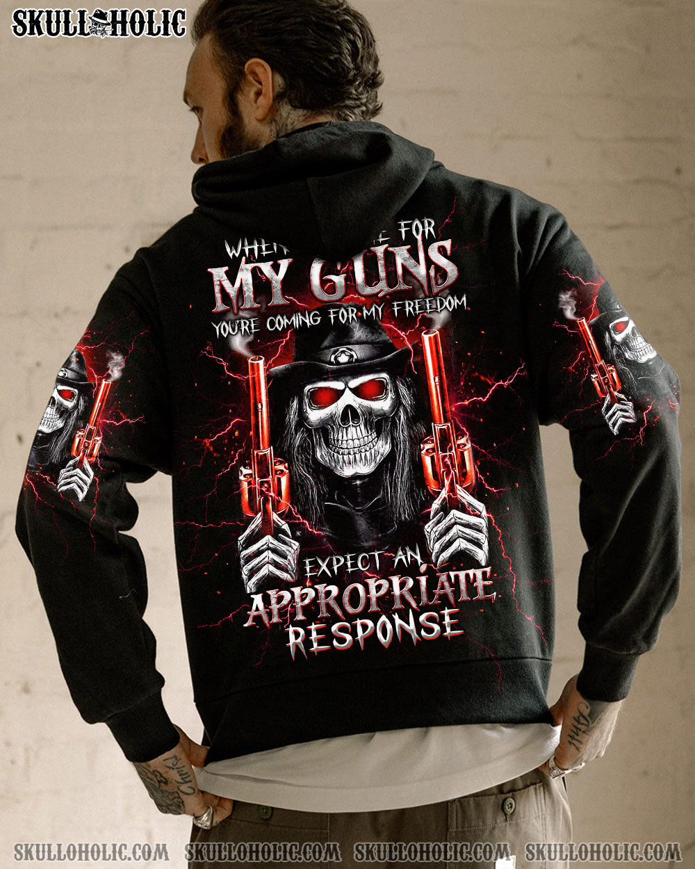 BLISSCORNERS WHEN YOU COME FOR MY G SKULL ALL OVER PRINT