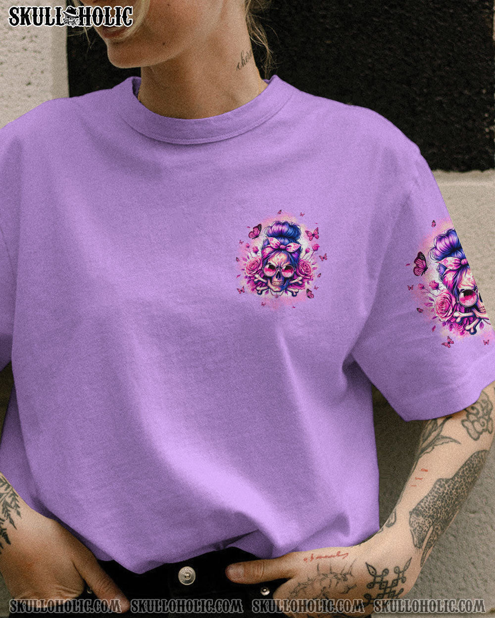 BLISSCORNERS YOUR FIRST MISTAKE MESSY BUN ALL OVER PRINT