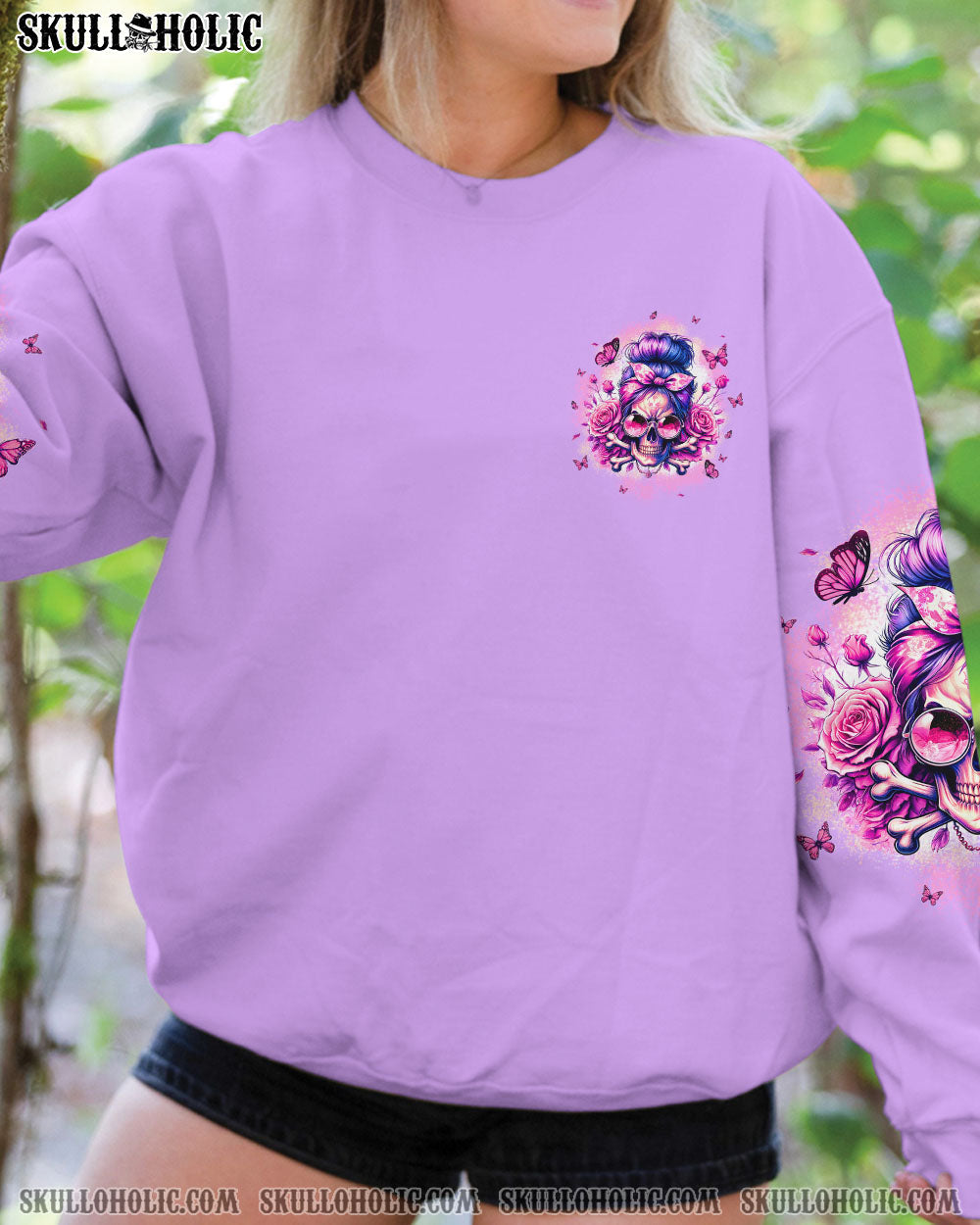 BLISSCORNERS YOUR FIRST MISTAKE MESSY BUN ALL OVER PRINT